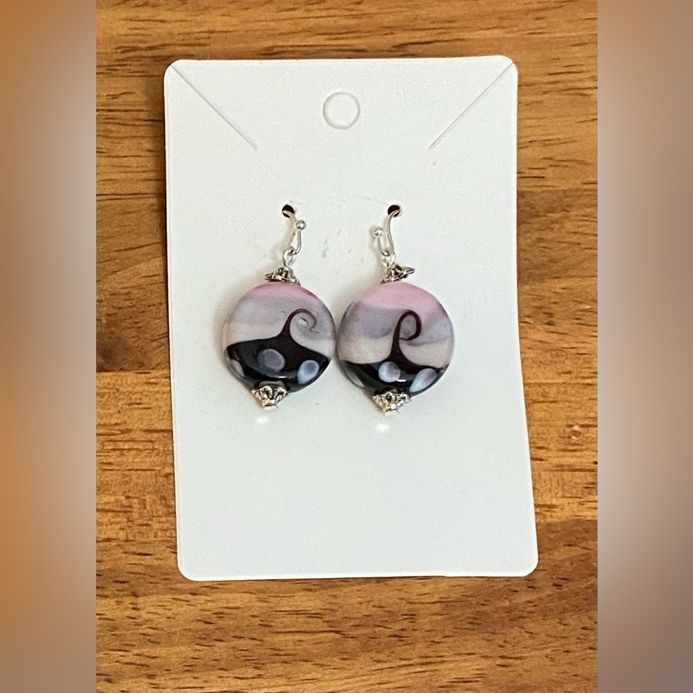 NEW Ceramic bead earrings